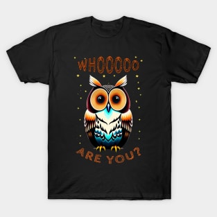 Who Are You? Owl Pun T-Shirt